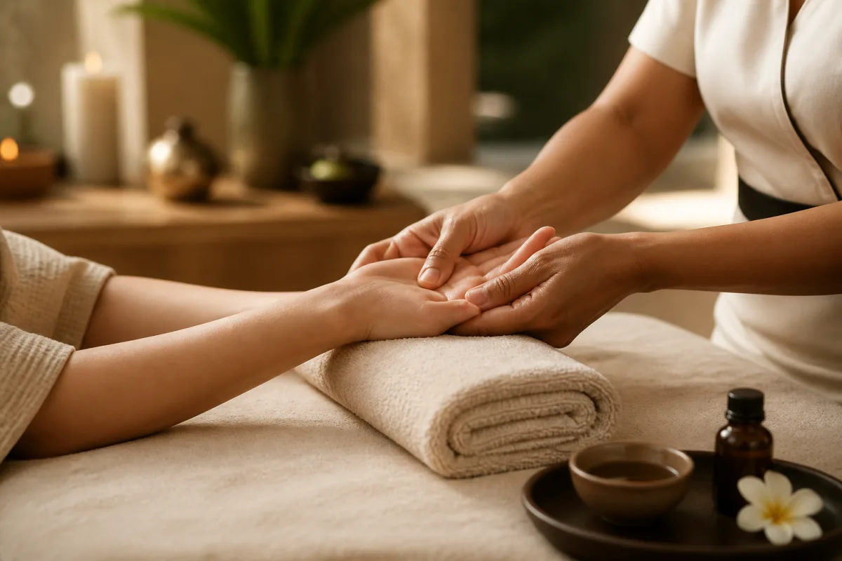 Massaggio alle mani presso Solo Spa a Sharm El Sheikh
