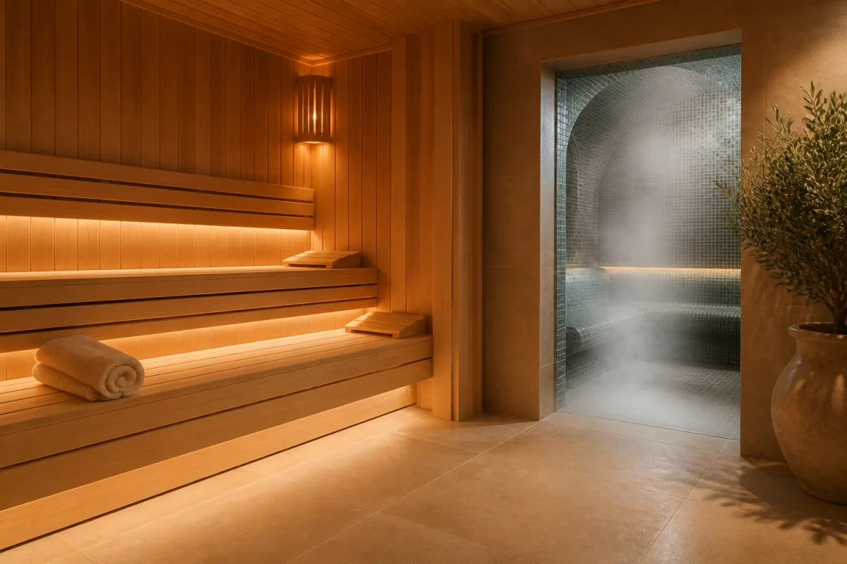 Sauna o bagno turco presso Solo Spa a Sharm El Sheikh