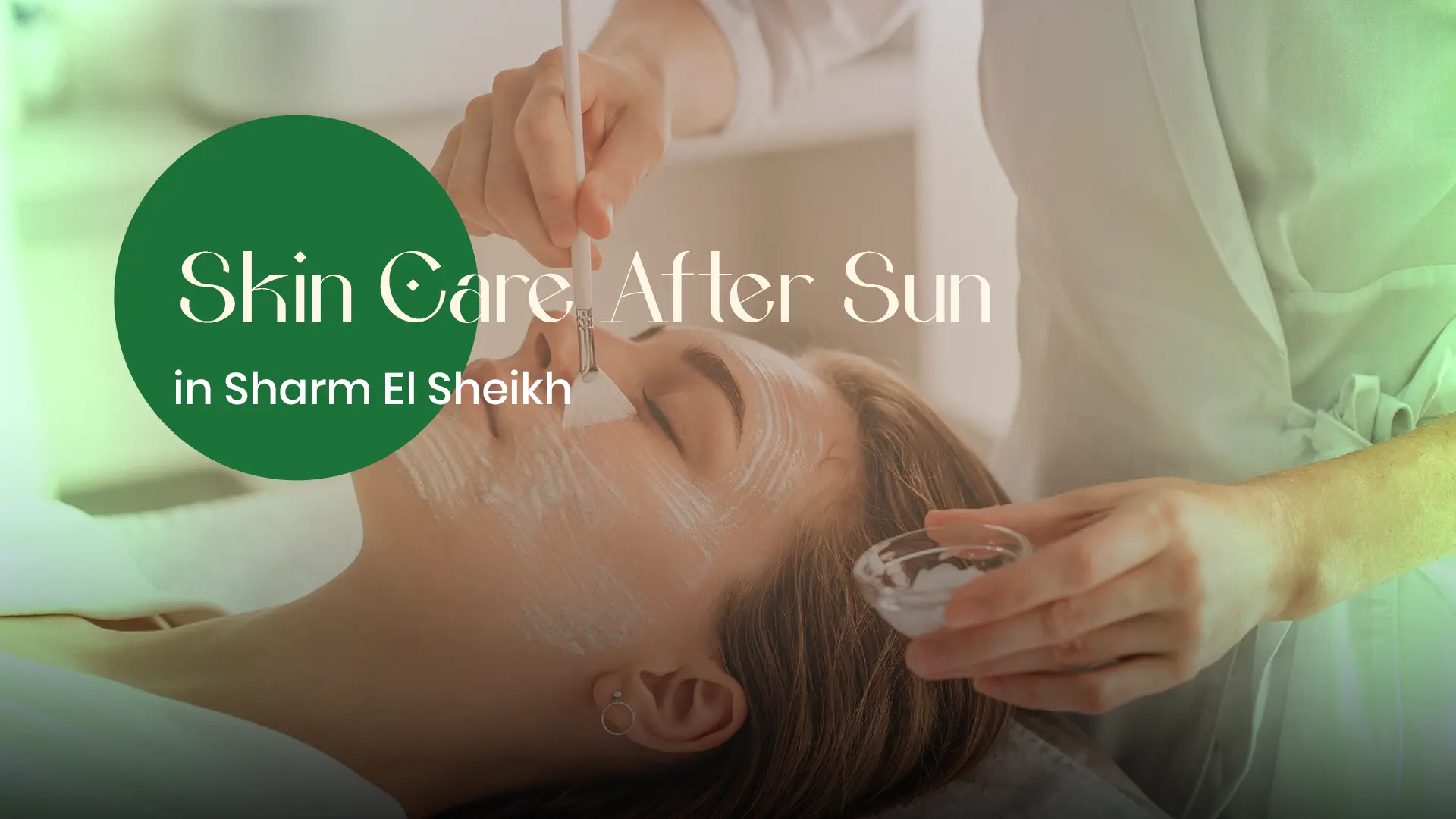 Skin care after sun at Solo Spa Sharm El Sheikh